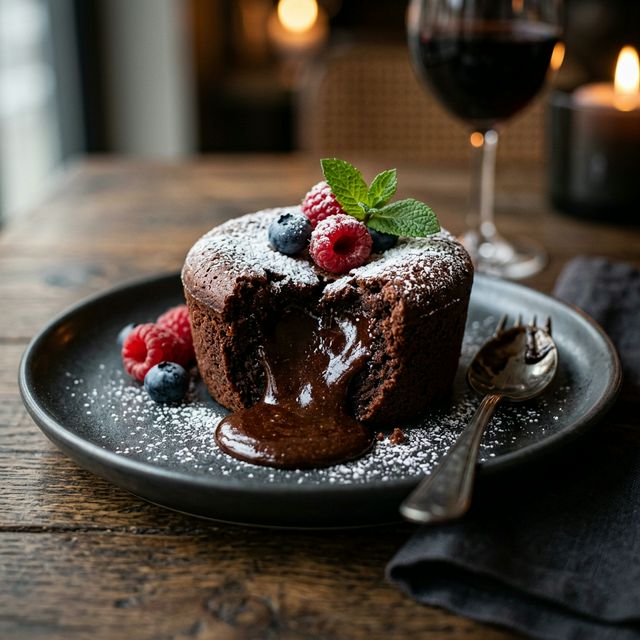 Warm Chocolate Lava Cake